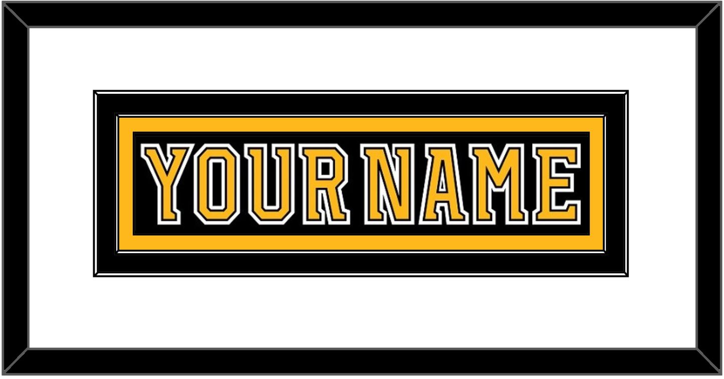 Boston Nameplate - Home Black (2007-2017) - Signature Tier 1