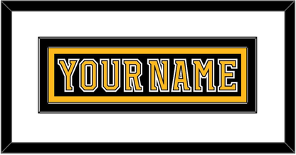 Boston Nameplate - Home Black (2007-2017) - Signature Tier 1