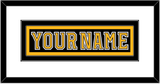 Boston Nameplate - Home Black (2007-2017) - Double Mat 1