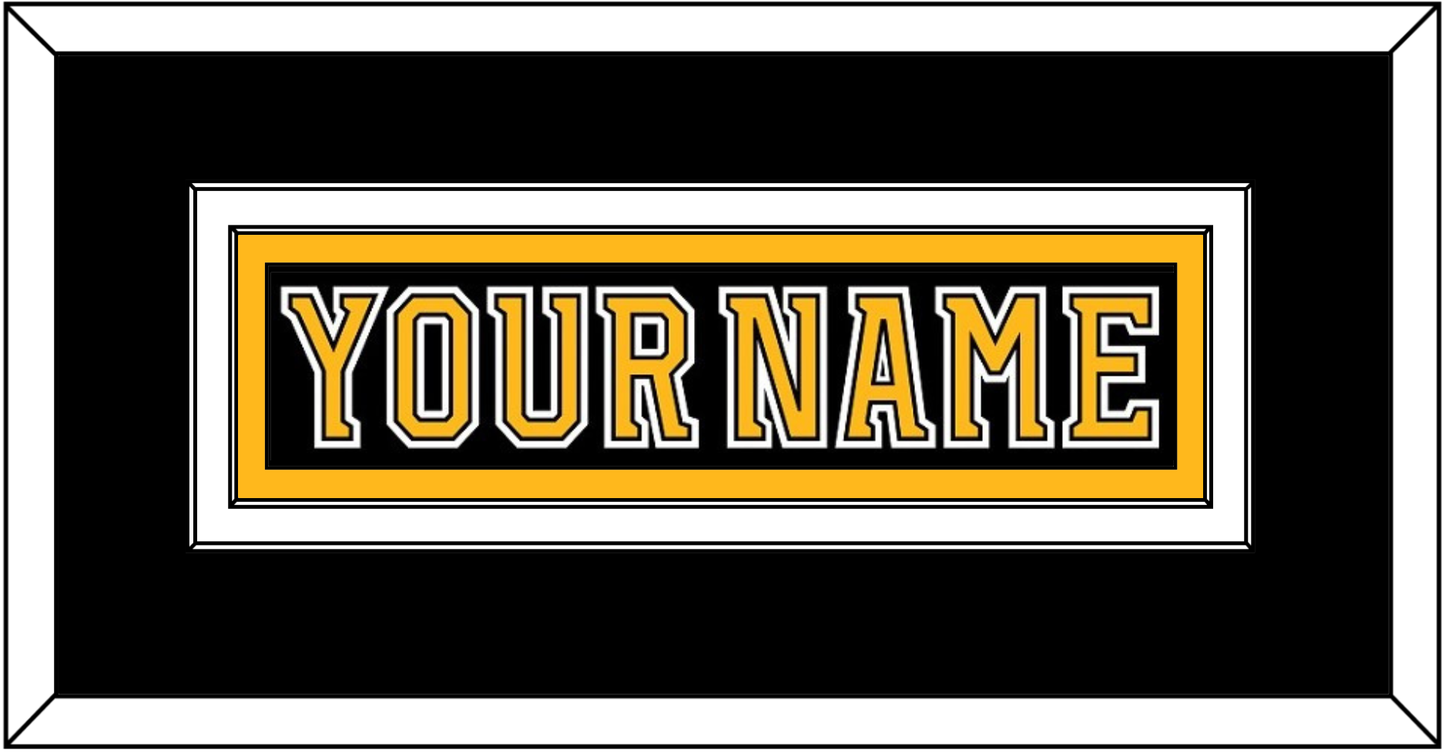 Boston Nameplate - Home Black (2007-2017) - Signature Tier 2