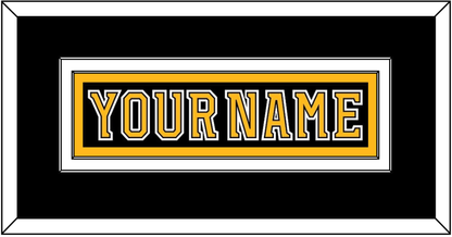 Boston Nameplate - Home Black (2007-2017) - Signature Tier 2