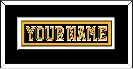 Boston Nameplate - Home Black (2007-2017) - Signature Tier 2