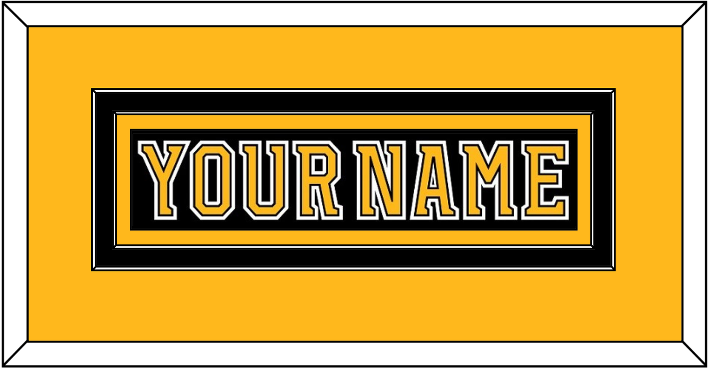 Boston Nameplate - Home Black (2007-2017) - Signature Tier 3