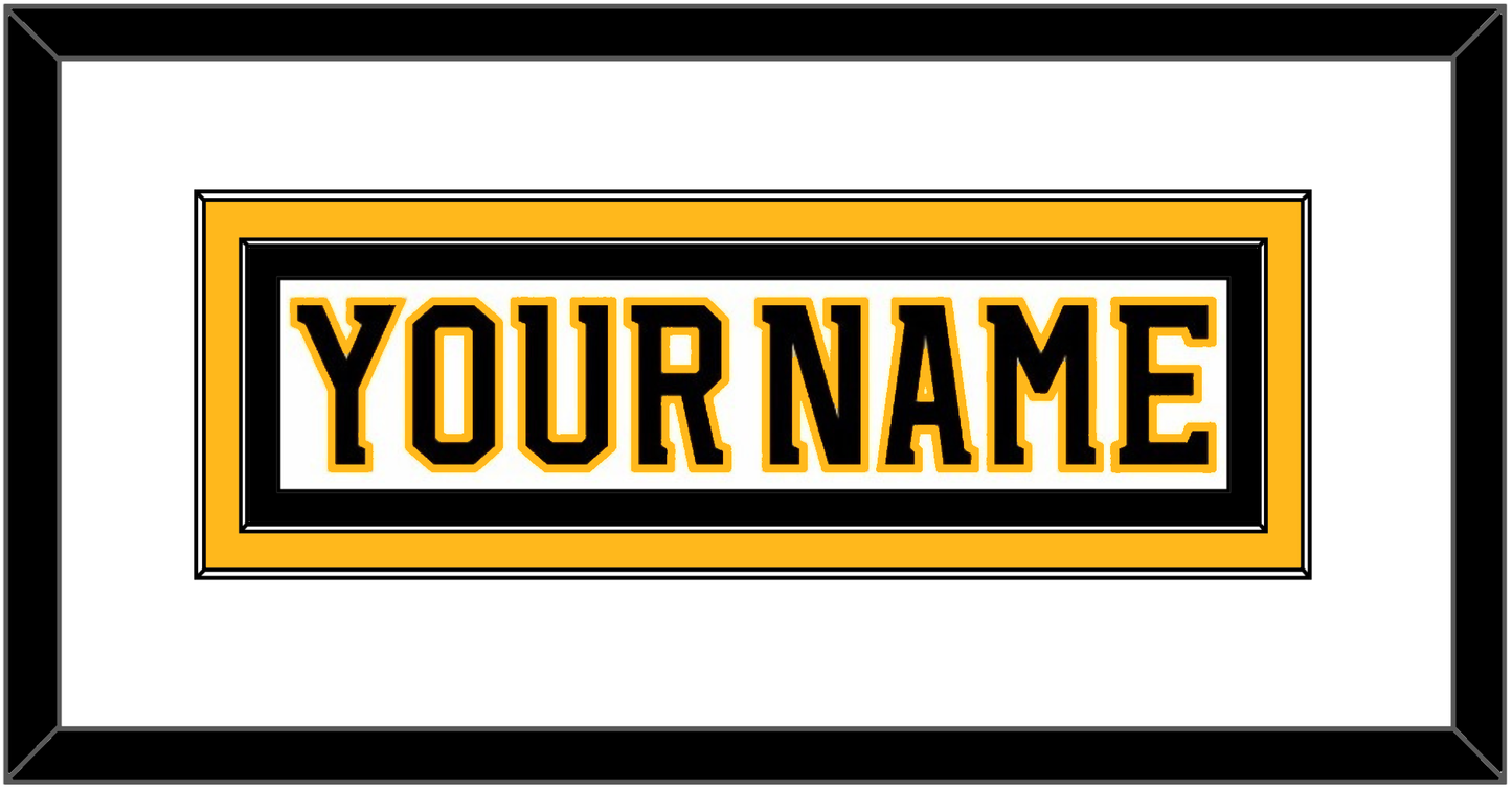 Boston Nameplate - Home/Road White (1995-2007) - Signature Tier 1