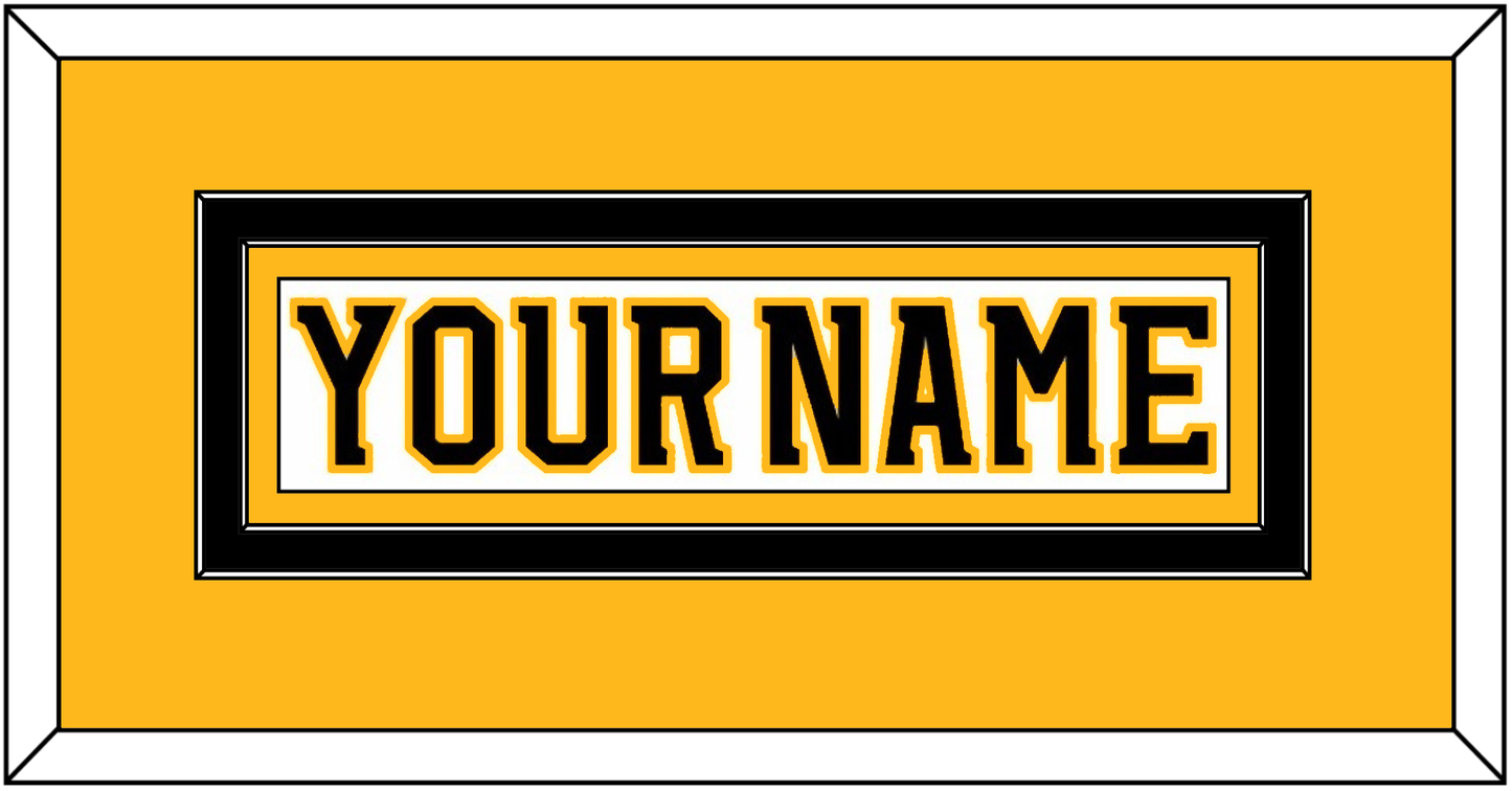 Boston Nameplate - Home/Road White (1995-2007) - Signature Tier 3