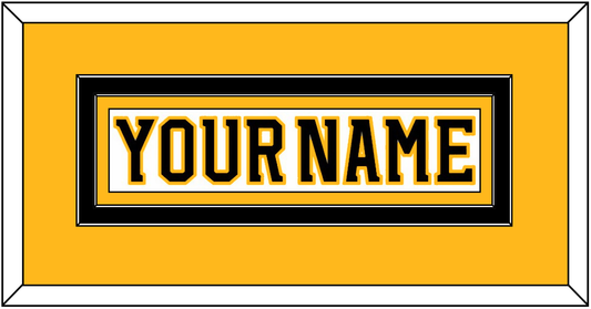 Boston Nameplate - Home/Road White (1995-2007) - Signature Tier 3