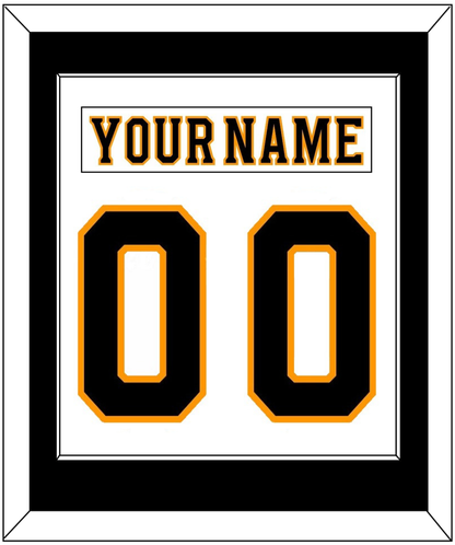 Boston Nameplate & Number (Back) Combined - Road White - Essential Tier 1