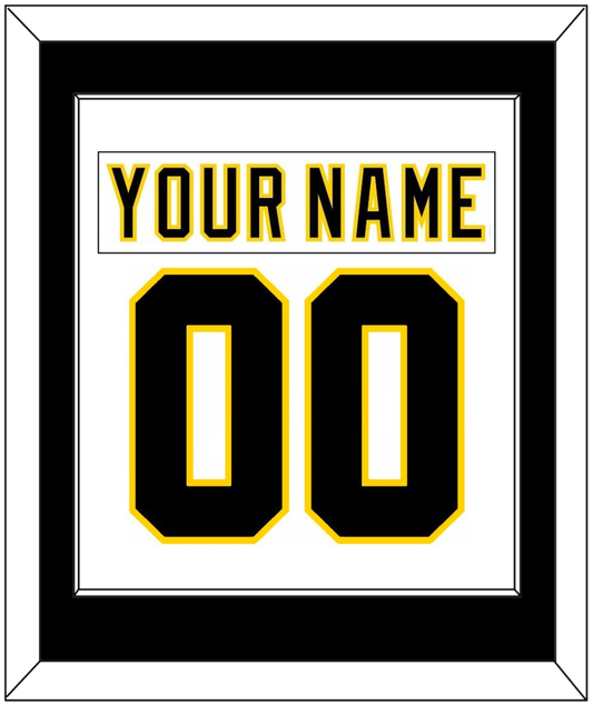 Boston Nameplate & Number (Back) Combined - Home White (1977-1981) - Essential Tier 1