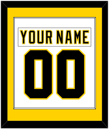 Boston Nameplate & Number (Back) Combined - Home White (1977-1981) - Essential Tier 2