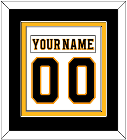Boston Nameplate & Full-Size Number - Combined