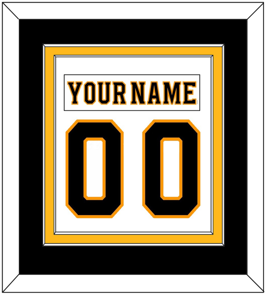 Boston Nameplate & Full-Size Number - Combined