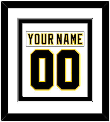 Boston Nameplate & Number (Back) Combined - Home White (1977-1981) - Signature Tier 2