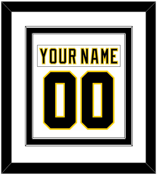 Boston Nameplate & Number (Back) Combined - Home White (1977-1981) - Signature Tier 2