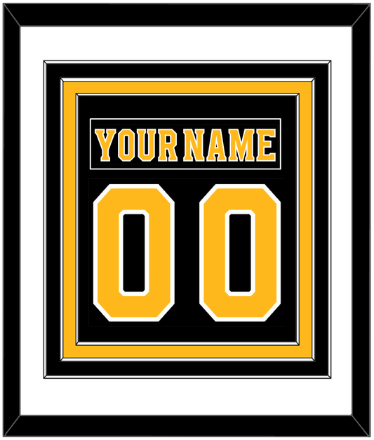 Boston Nameplate & Full-Size Number - Combined
