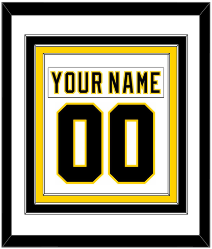 Boston Nameplate & Number (Back) Combined - Home White (1977-1981) - Premier Tier 1