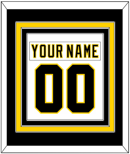 Boston Nameplate & Number (Back) Combined - Home White (1977-1981) - Premier Tier 2