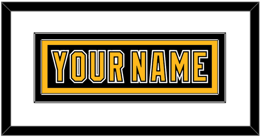 Boston Nameplate - Road/Home Black (1995-2007) - Signature Tier 1