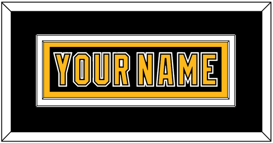 Boston Nameplate - Road/Home Black (1995-2007) - Signature Tier 2
