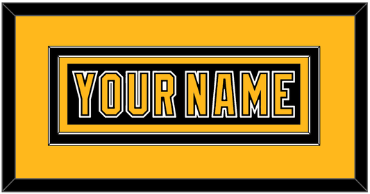 Boston Nameplate - Road/Home Black (1995-2007) - Signature Tier 3