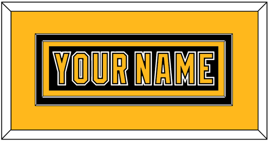 Boston Nameplate - Road/Home Black (1995-2007) - Signature Tier 3