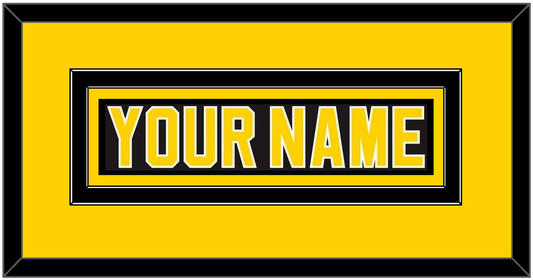 Boston Nameplate - Road Black (1981-1995) - Signature Tier 3