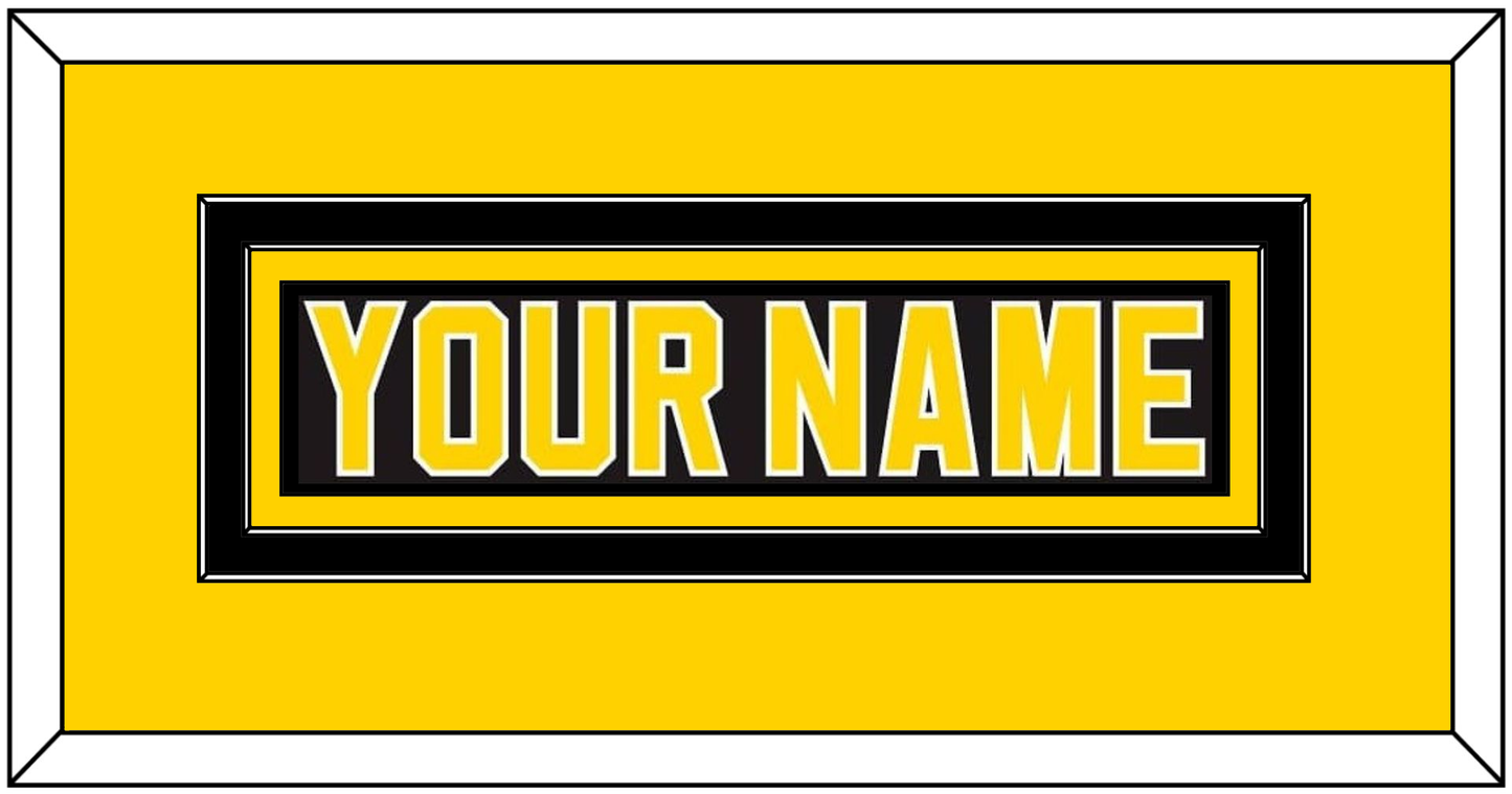 Boston Nameplate - Road Black (1981-1995) - Signature Tier 3