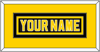 Boston Nameplate - Road Black (1981-1995) - Signature Tier 3