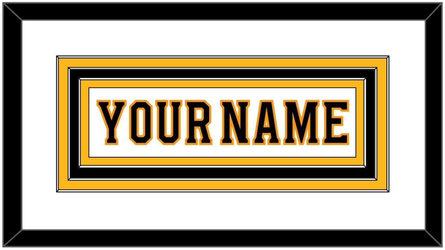 Boston Nameplate - Road White - Premier Tier 1