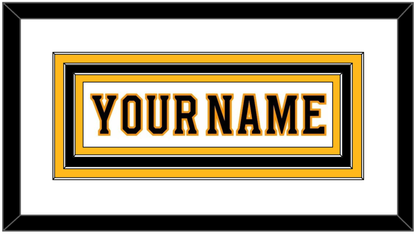 Boston Nameplate - Road White - Premier Tier 1