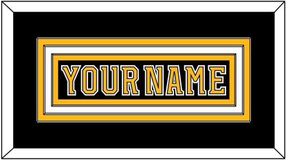Boston Nameplate - Home Black (2007-2017) - Premier Tier 1