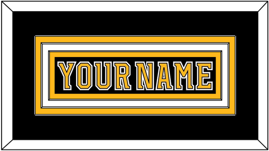 Boston Nameplate - Home Black (2007-2017) - Premier Tier 1