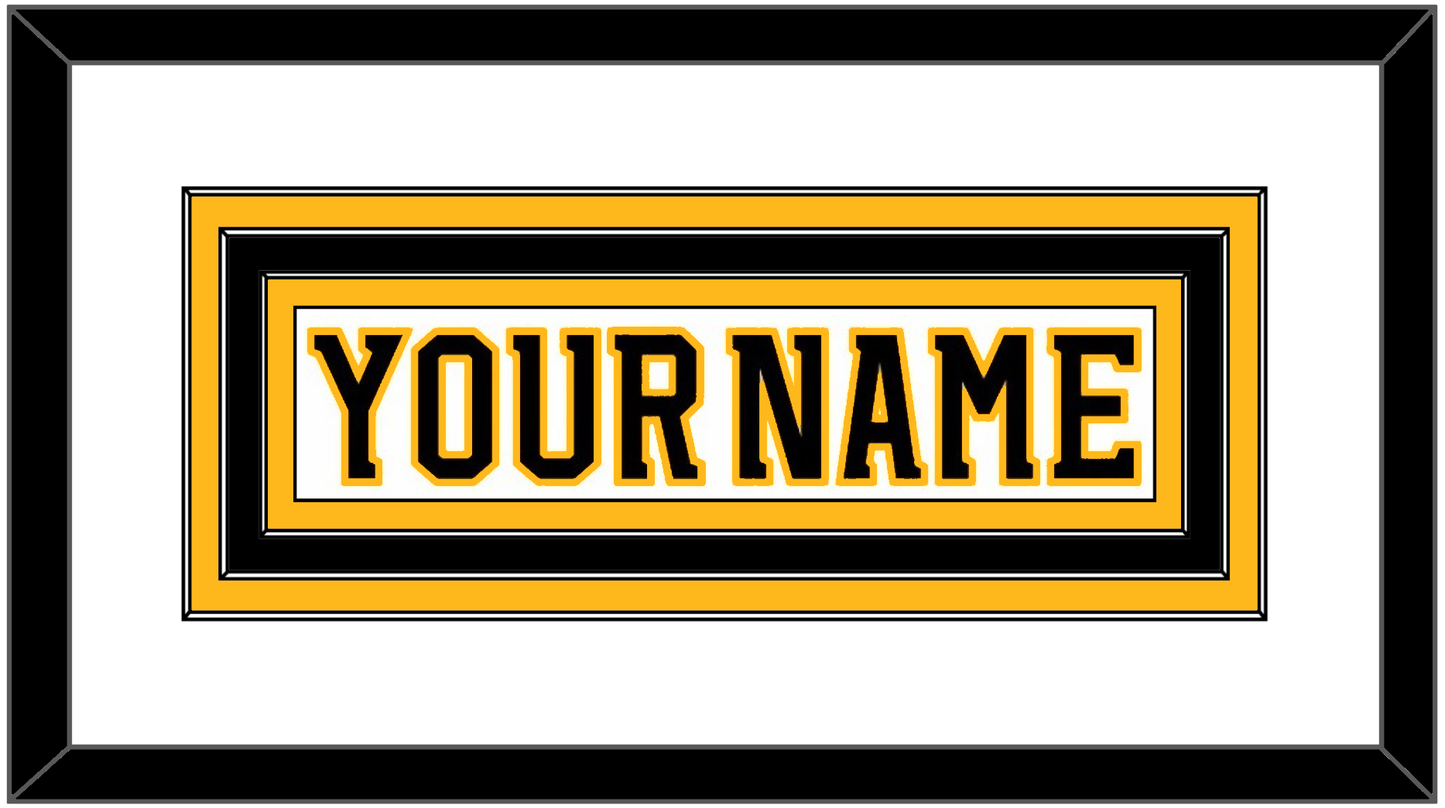 Boston Nameplate - Road White (2007-2017) - Premier Tier 1