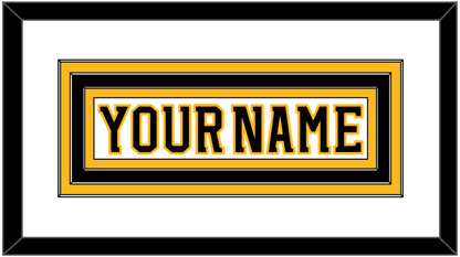 Boston Nameplate - Road White (2007-2017) - Premier Tier 1