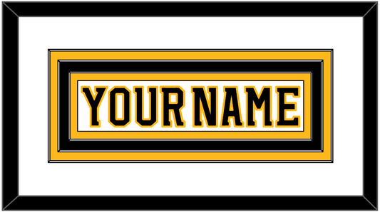 Boston Nameplate - Road White (2007-2017) - Premier Tier 1