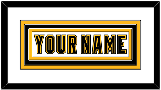 Boston Nameplate - Home/Road White (1995-2007) - Premier Tier 1