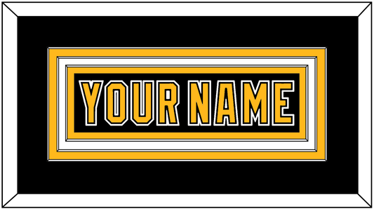 Boston Nameplate - Road/Home Black (1995-2007) - Premier Tier 1