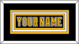 Boston Nameplate - Road/Home Black (1995-2007) - Triple Mat 1