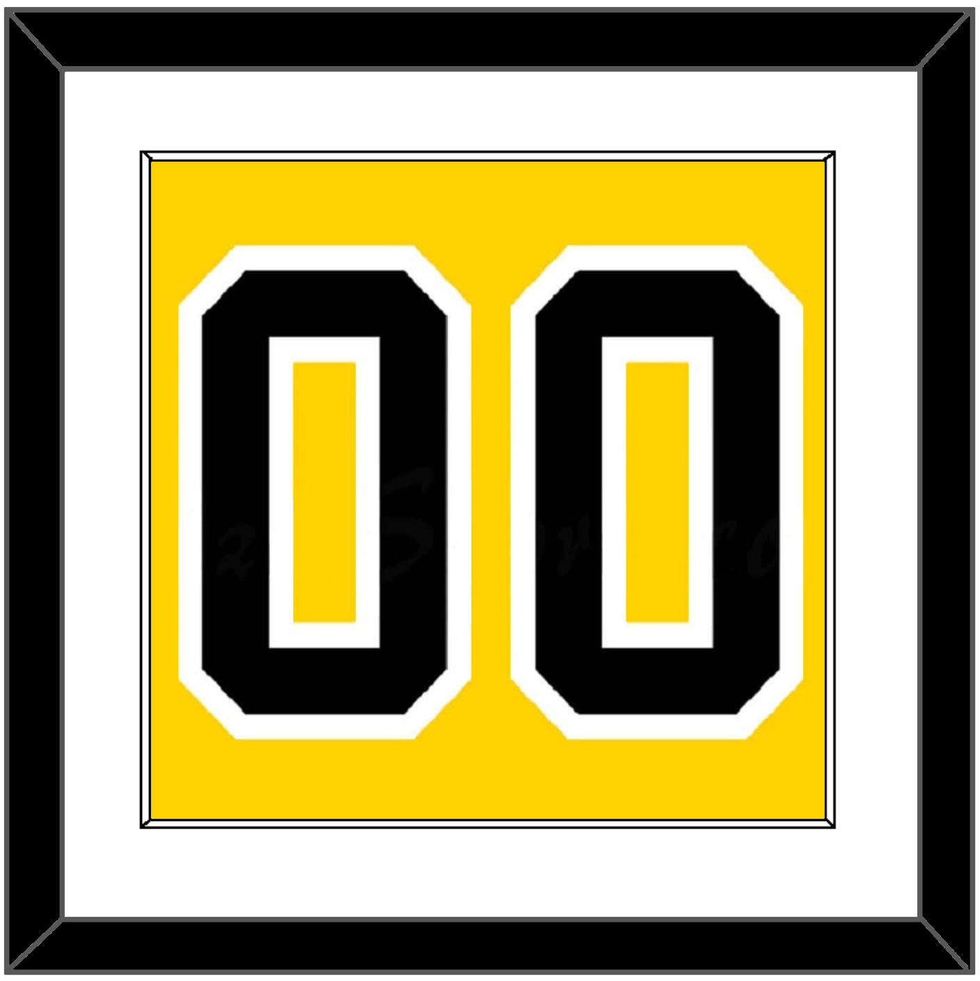 Boston Number (Back) - Home Gold (1958-1967) - Essential Tier 1