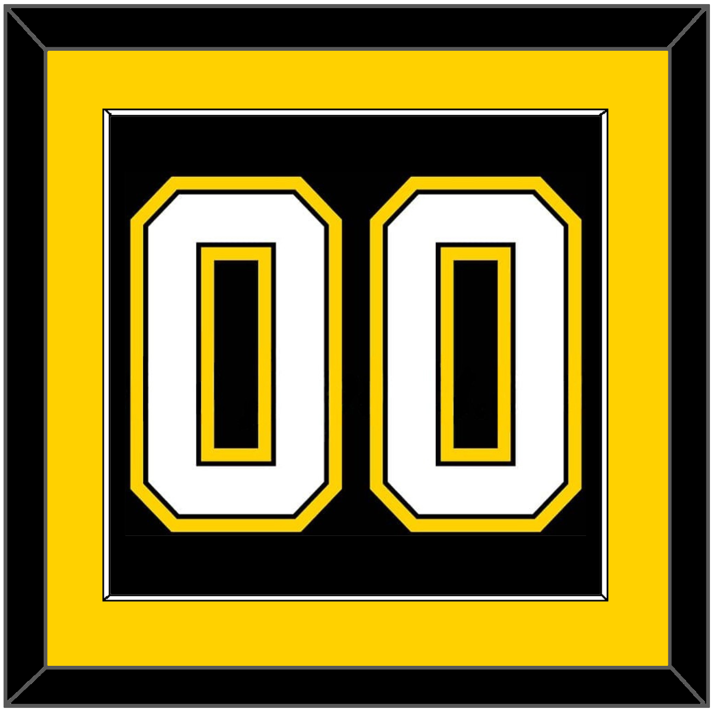 Boston Number (Back) - Alternate Black (1959-1965) - Essential Tier 2
