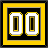 Boston Number (Back) - Alternate Black (1959-1965) - Single Mat 2