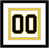 Boston Number (Back) - Home White (1967-1977) - Double Mat 1