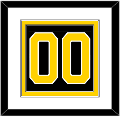 Boston Number (Back) - Road Black (1967-1977) - Signature Tier 1
