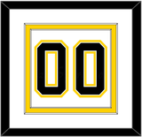 Boston Number (Back) - Home White (1958-1967) - Double Mat 1