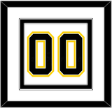 Boston Number (Back) - Home White (1958-1967) - Double Mat 2