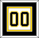 Boston Number (Back) - Home White (1958-1967) - Double Mat 3