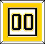 Boston Number (Back) - Home White (1958-1967) - Double Mat 4