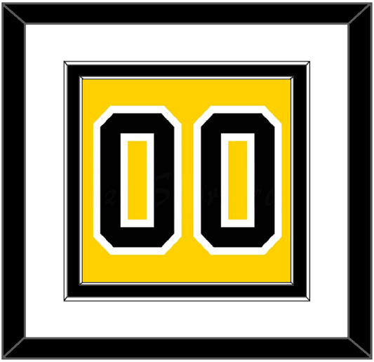 Boston Number (Back) - Home Gold (1958-1967) - Signature Tier 1