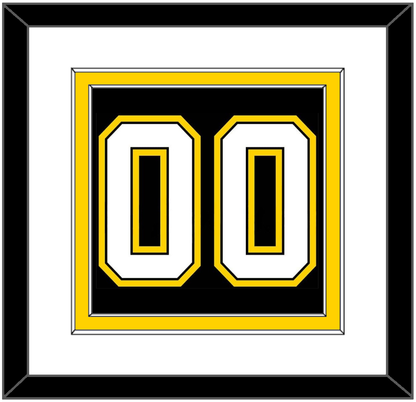 Boston Number (Back) - Alternate Black (1959-1965) - Signature Tier 1