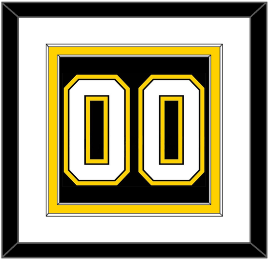 Boston Number (Back) - Alternate Black (1959-1965) - Signature Tier 1