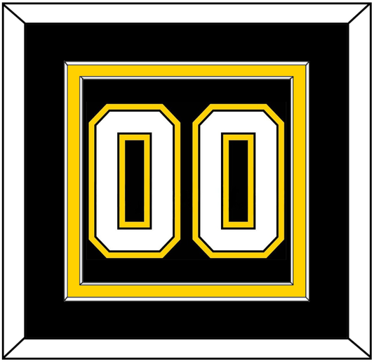 Boston Number (Back) - Alternate Black (1959-1965) - Signature Tier 2